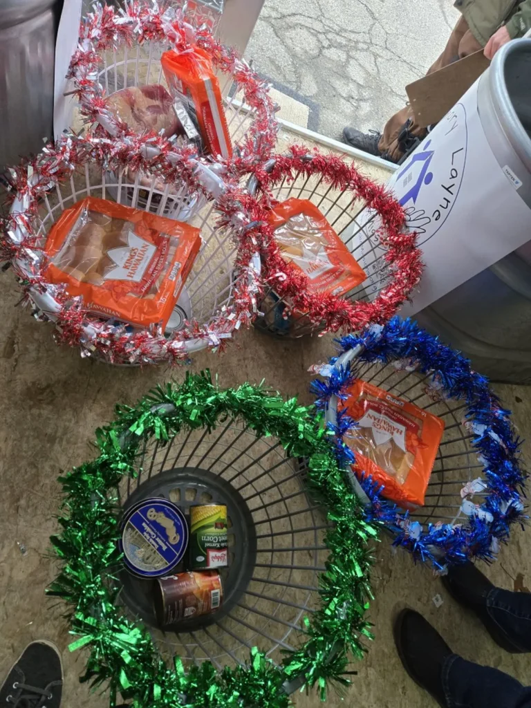 Memory Layne Global Missions - Gift basket hand outs