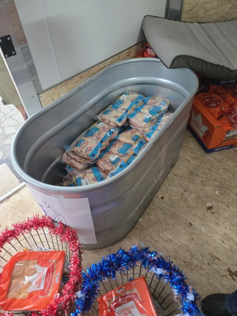 Memory Layne Global Mission - Food support hand outs Flint Michigan 2024