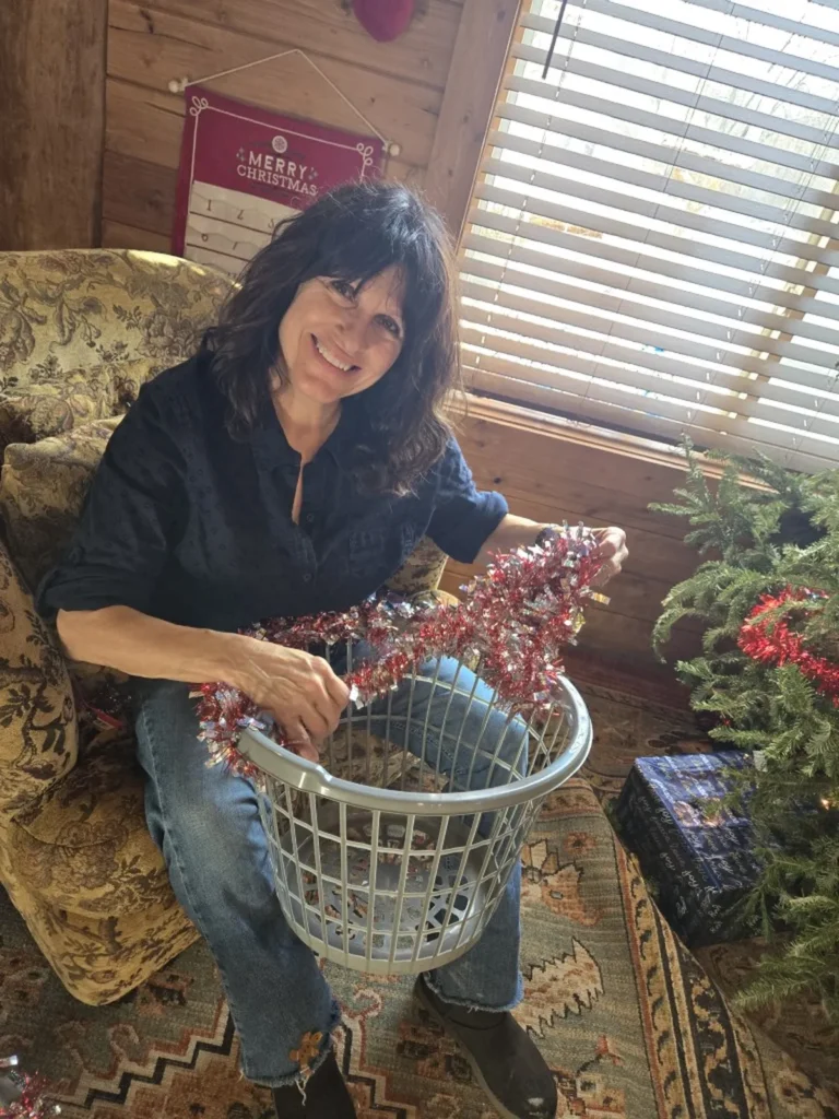 Memory Layne Global Mission - Karla preparing the support baskets